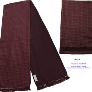 Men Premium Quality Reversible Wool & Silk Long Scarf Paisley 2168