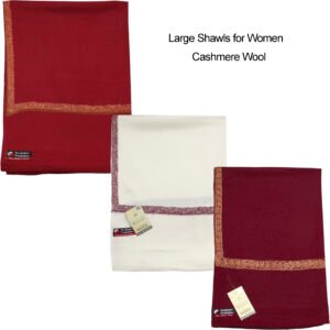 Buy Now 100% Pure CASHMERE Hand Embroidered Shawl Multiple Colours